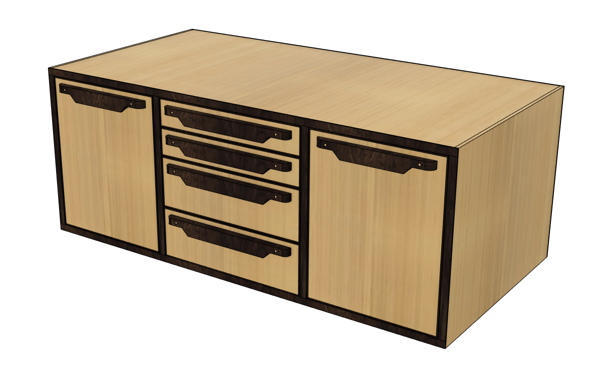 Fisher's Shop - Fisher's Workbench Storage Cabinet