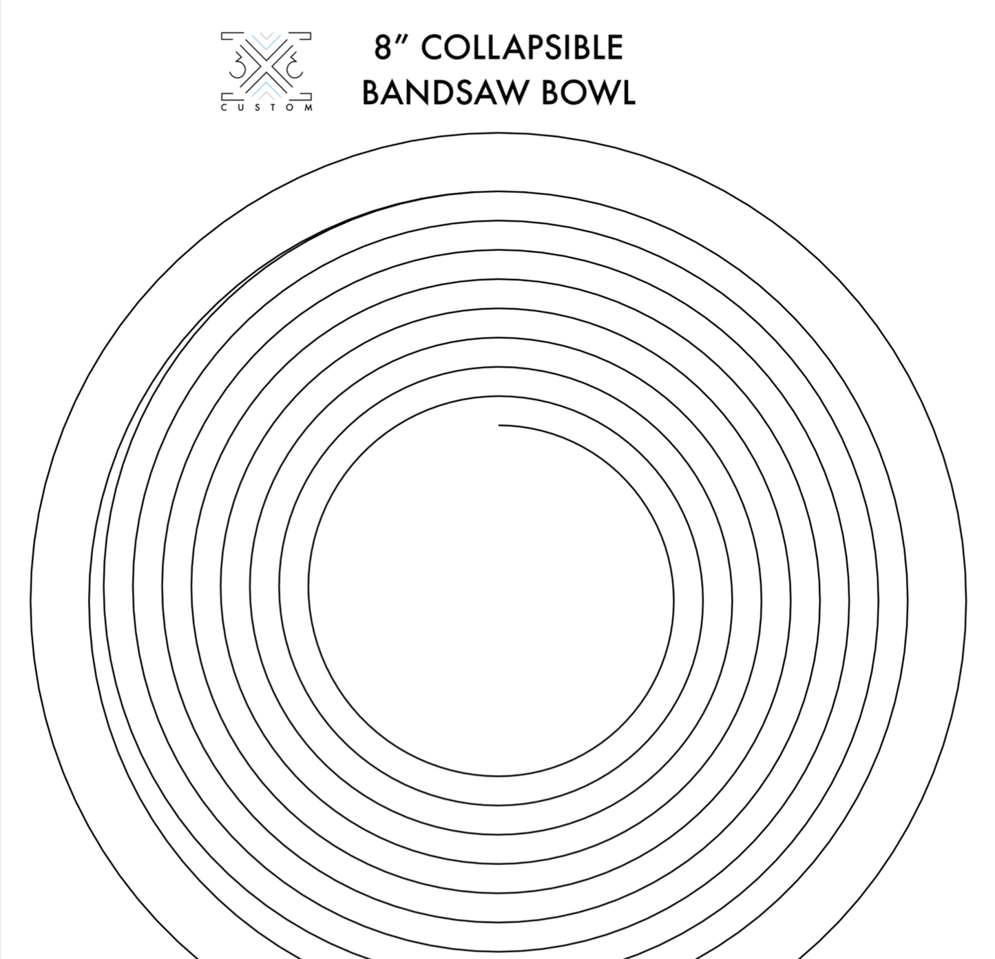 3x3 Custom - collapsible-bandsaw-bowl-templates