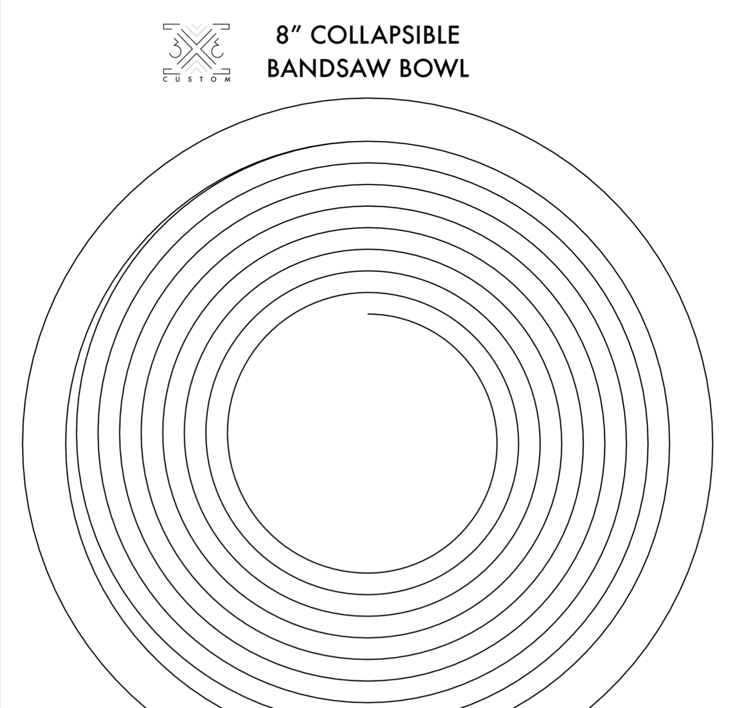 3x3 Custom - collapsible-bandsaw-bowl-templates