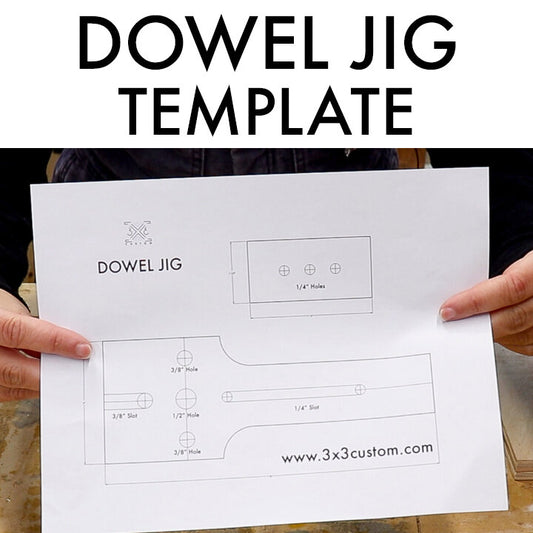 3x3 Custom - adjustable-dowel-jig-template