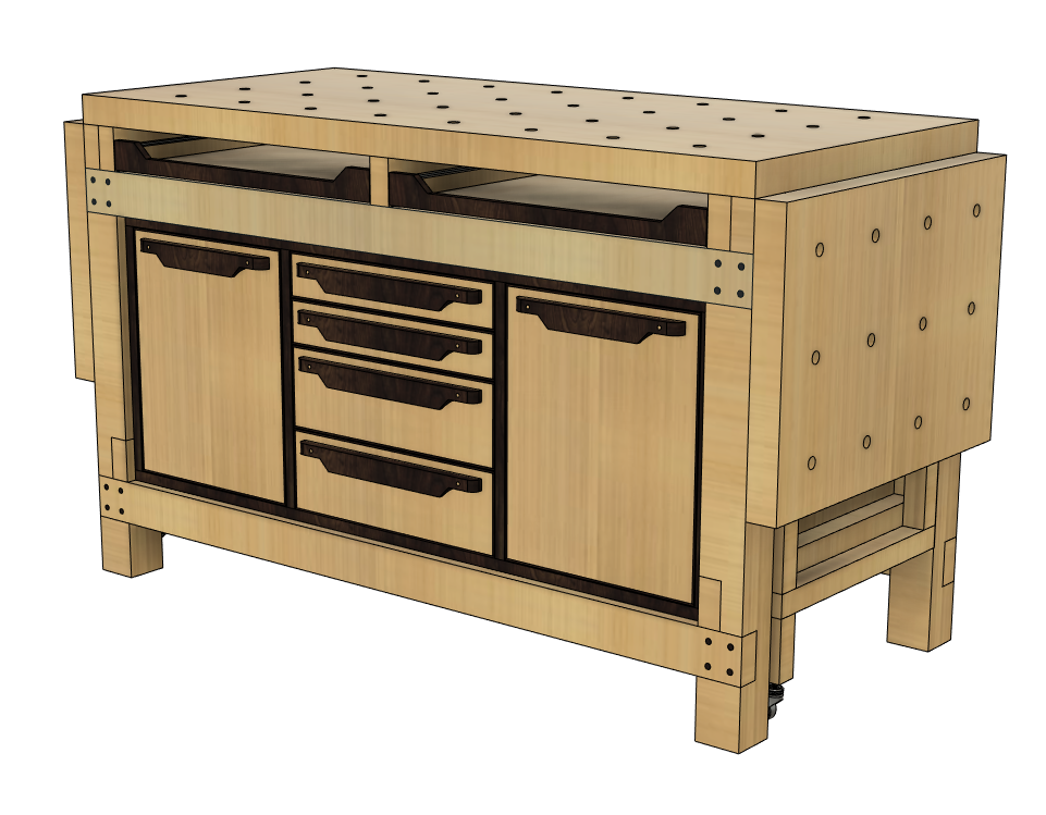 Fisher's Shop - Fisher's Workbench Storage Cabinet