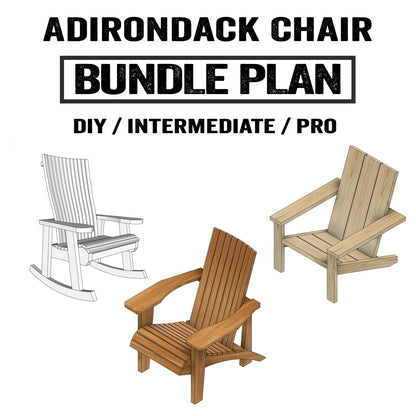 John Malecki - Adirondack Chair Plan BUNDLE