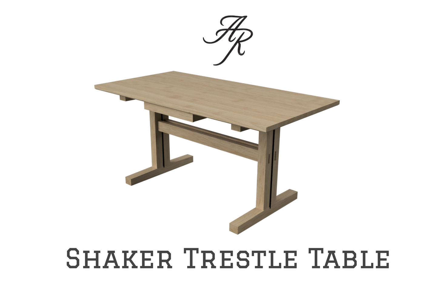 Andy Rawls - shaker-trestle-table