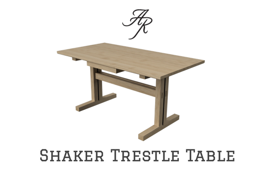 Andy Rawls - shaker-trestle-table
