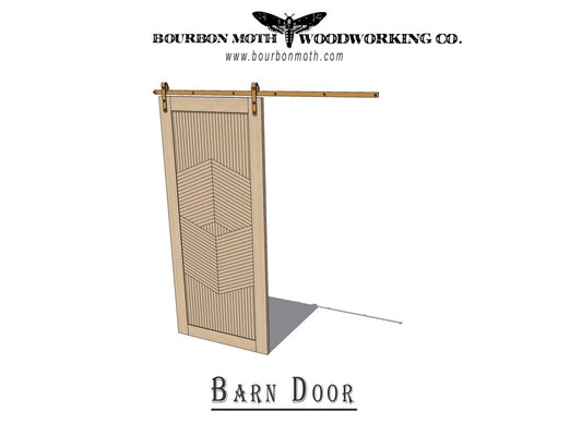 Bourbon Moth Woodworking - barn-door-plans