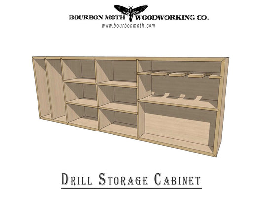 Bourbon Moth Woodworking - drill-storage-cabinet