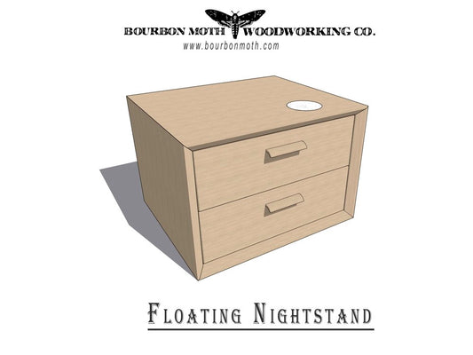 Bourbon Moth Woodworking - floating-nightstand-plans