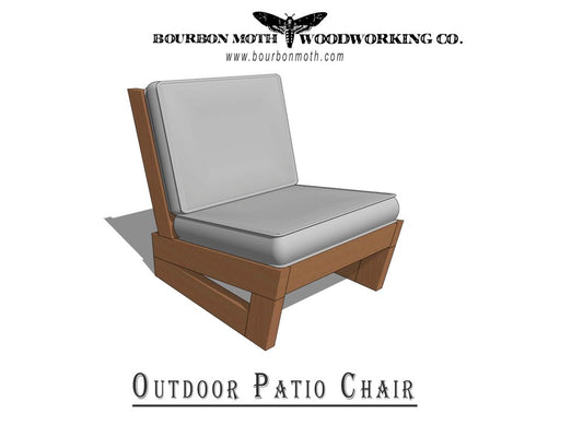 Bourbon Moth Woodworking - outdoor-patio-chair