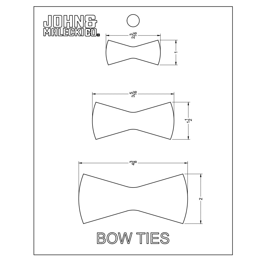 John Malecki - Acrylic Bow Tie Router Template