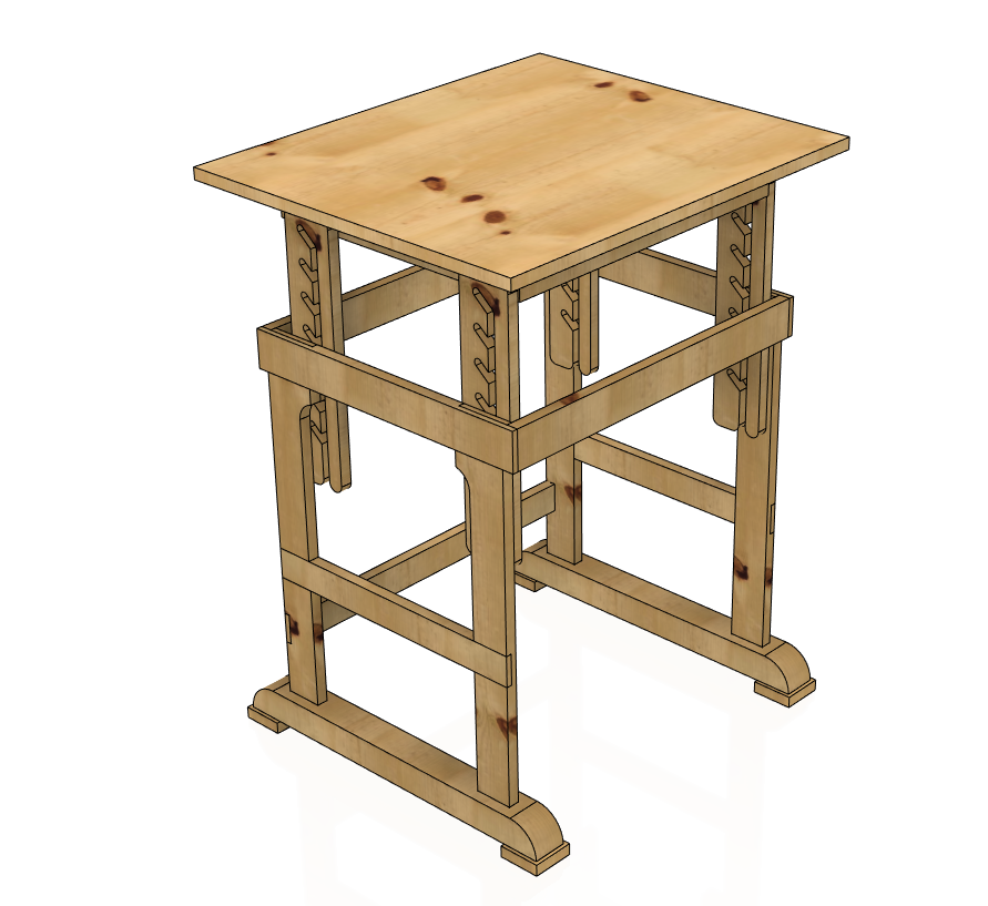 Fisher's Shop - Fisher's Adjustable Desk