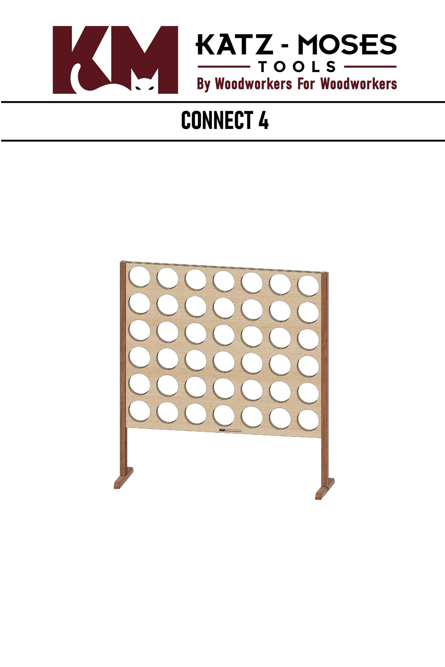 KM Tools - GIANT CONNECT 4 BUILD PLANS