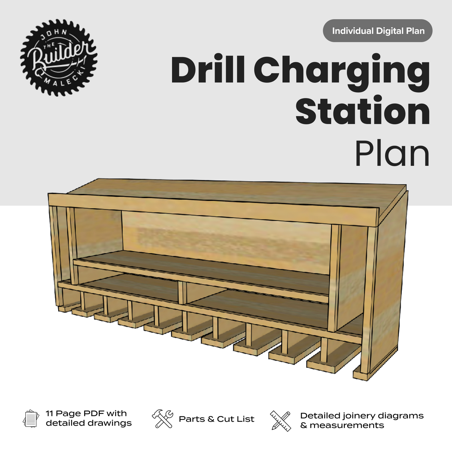 John Malecki - Freedom Bundle - Workshop Storage Plan Bundle