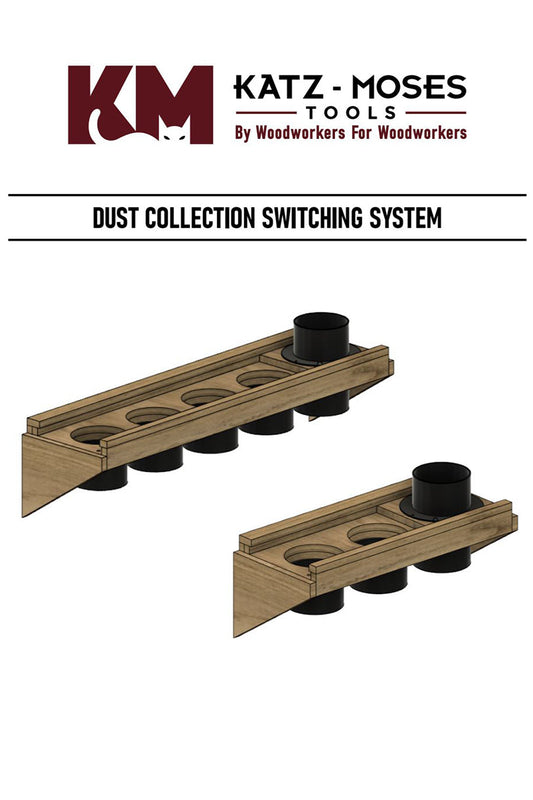 KM Tools - FRENCH CLEAT DUST COLLECTION SWITCHING SYSTEM FULL BUILD PLANS AND DXF FILES
