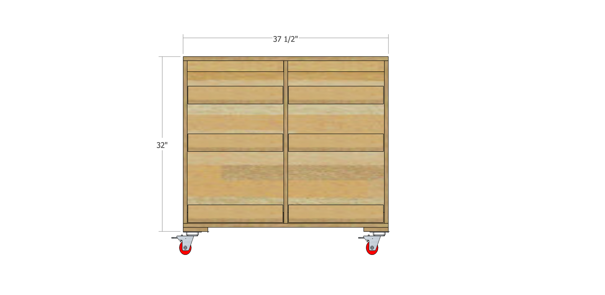 Spencley Design Co - MOBILE TOOL STORAGE CABINET - PLANS
