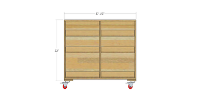 Spencley Design Co - MOBILE TOOL STORAGE CABINET - PLANS