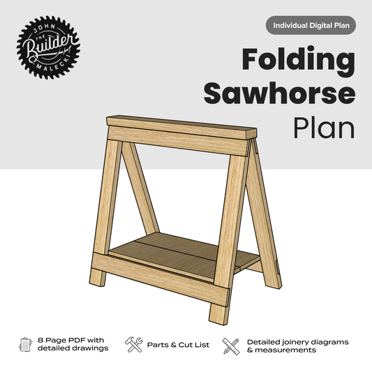 John Malecki - DIY Folding Sawhorse Plan