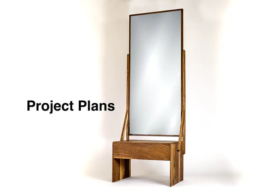 Timber Biscuit Woodworks - full-length-mirror-and-stand-plans