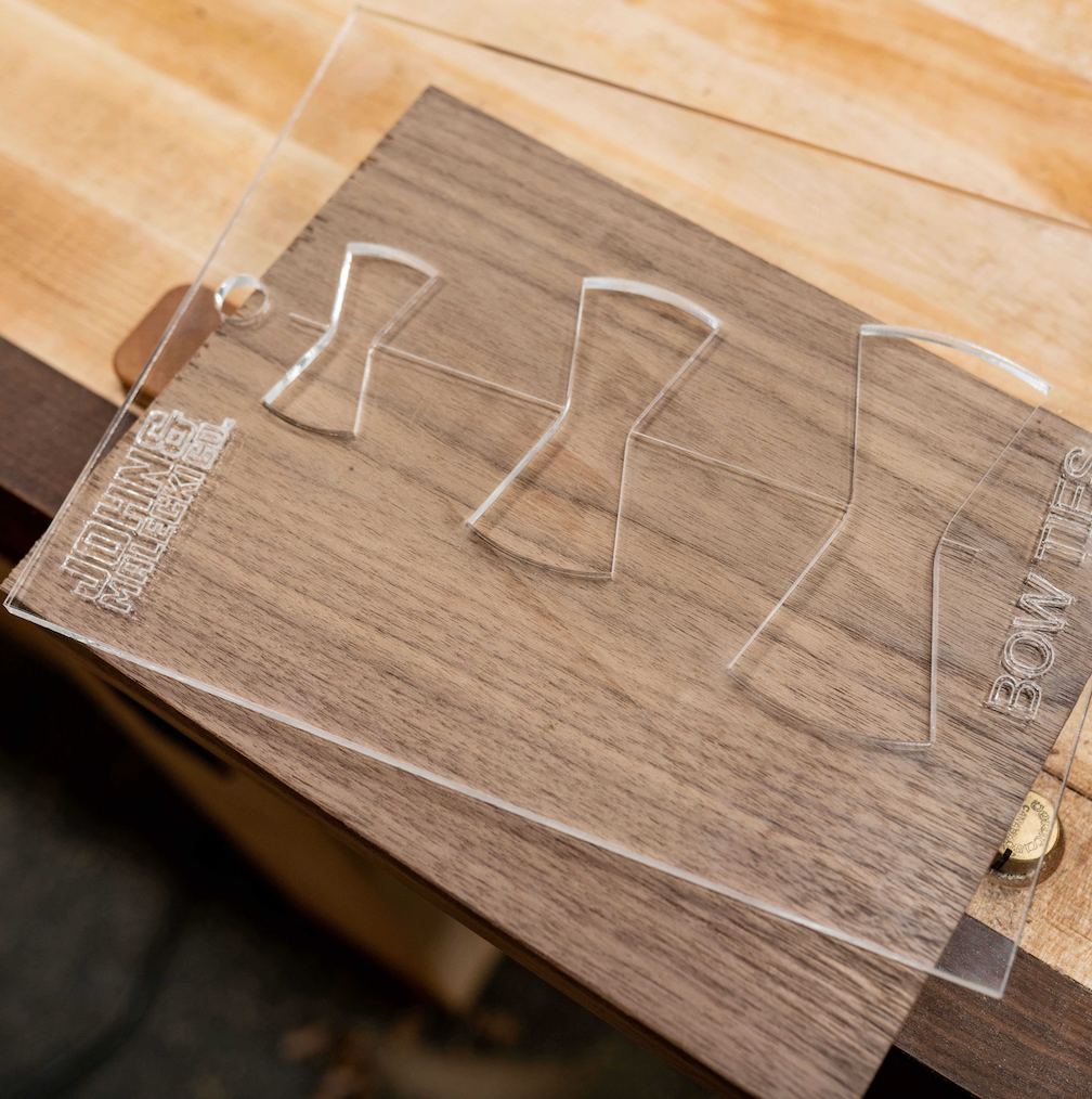 John Malecki - Acrylic Bow Tie Router Template