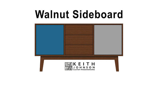 Keith Johnson Custom Woodworking - walnut-sideboard