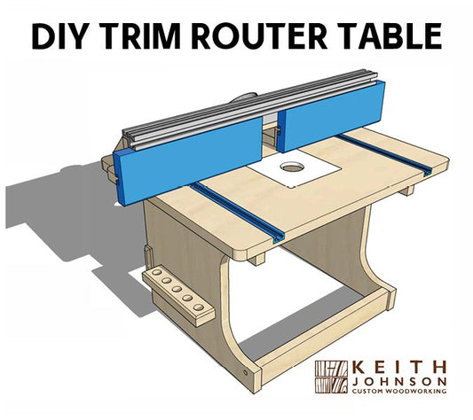 Keith Johnson Custom Woodworking - diy-trim-router-table