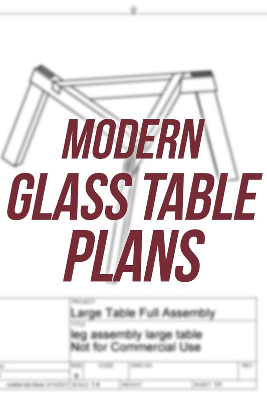 KM Tools - MODERN GLASS TABLE/LIVING ROOM SET FREE PLANS