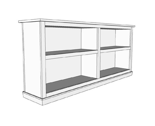 Longview Woodworking - sofa-table-bookcase-design-plans