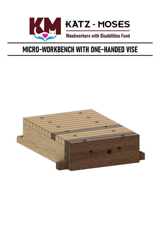 KM Tools - MICRO-WORKBENCH WITH ONE-HANDED VISE BUILD PLANS