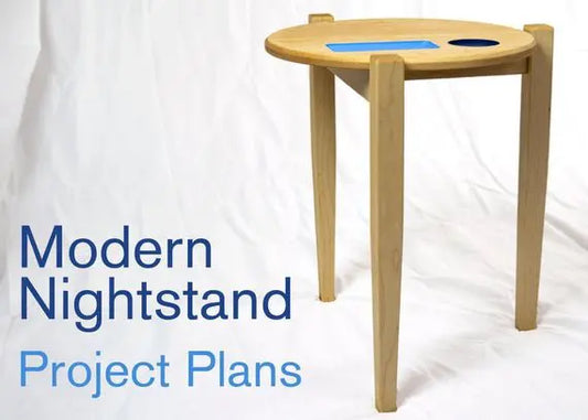 Timber Biscuit Woodworks - modern-nightstand-plans