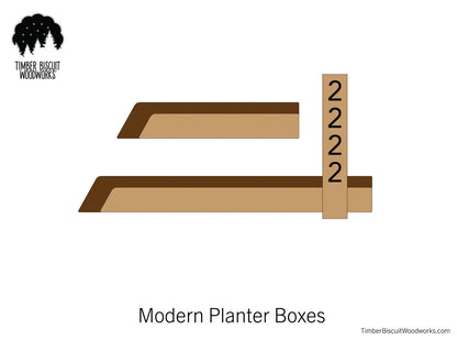 Timber Biscuit Woodworks - modern-planter-boxes