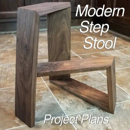 Timber Biscuit Woodworks - modern-step-stool-plans