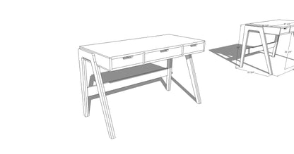 Spencley Design Co - MODERN COMPUTER DESK - PLANS