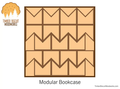 Timber Biscuit Woodworks - modular-bookcase-plans