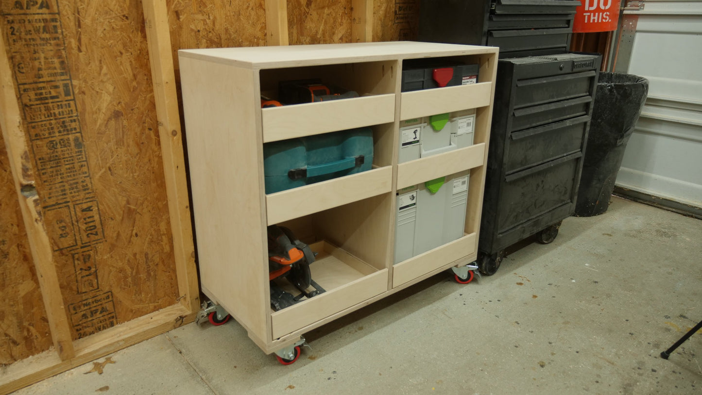 Spencley Design Co - MOBILE TOOL STORAGE CABINET - PLANS