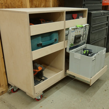 Spencley Design Co - MOBILE TOOL STORAGE CABINET - PLANS