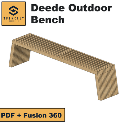 Spencley Design Co - DEEDE OUTDOOR BENCH - PLANS