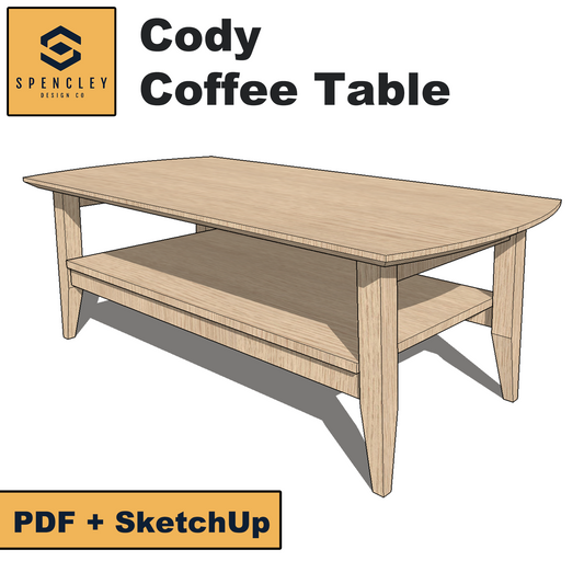 Spencley Design Co - CODY COFFEE TABLE - PLANS