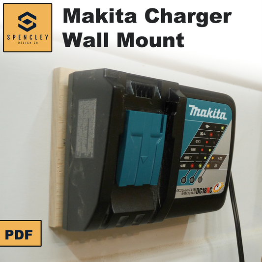 Spencley Design Co - MAKITA WALL MOUNT - TEMPLATE