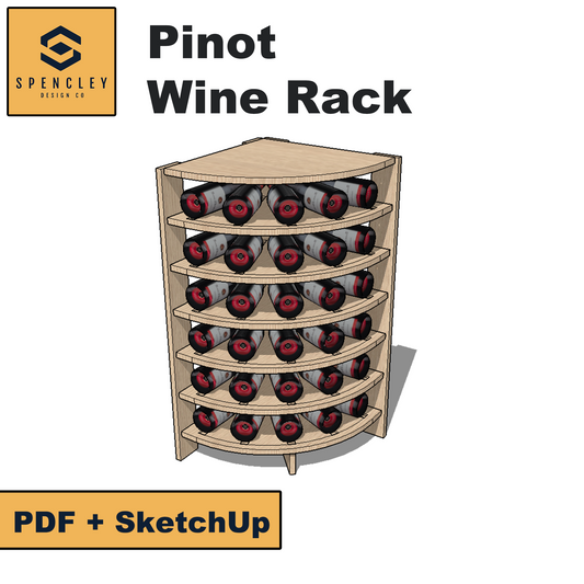 Spencley Design Co - PINOT WINE RACK - PLANS