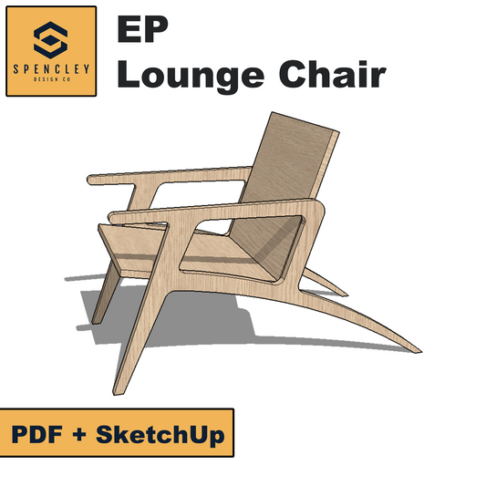 Spencley Design Co - EP LOUNGE CHAIR - PLANS
