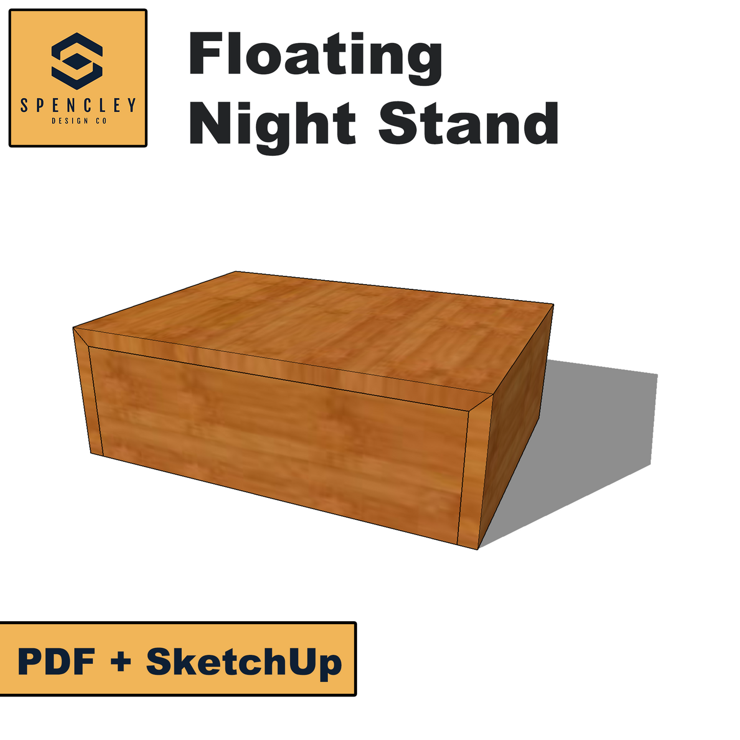 Spencley Design Co - FLOATING NIGHTSTAND - PLANS