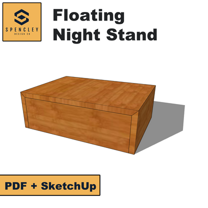 Spencley Design Co - FLOATING NIGHTSTAND - PLANS