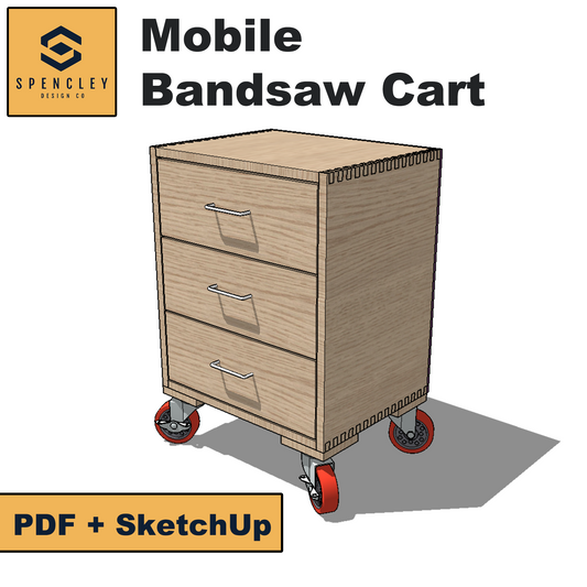 Spencley Design Co - BANDSAW CART - PLANS
