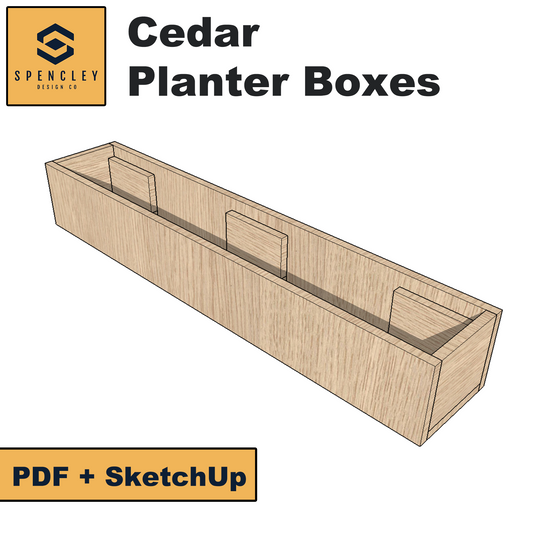 Spencley Design Co - CEDAR PLANTER BOXES - PLANS