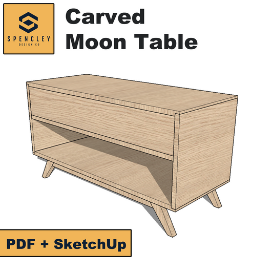 Spencley Design Co - MOON TABLE - PLANS