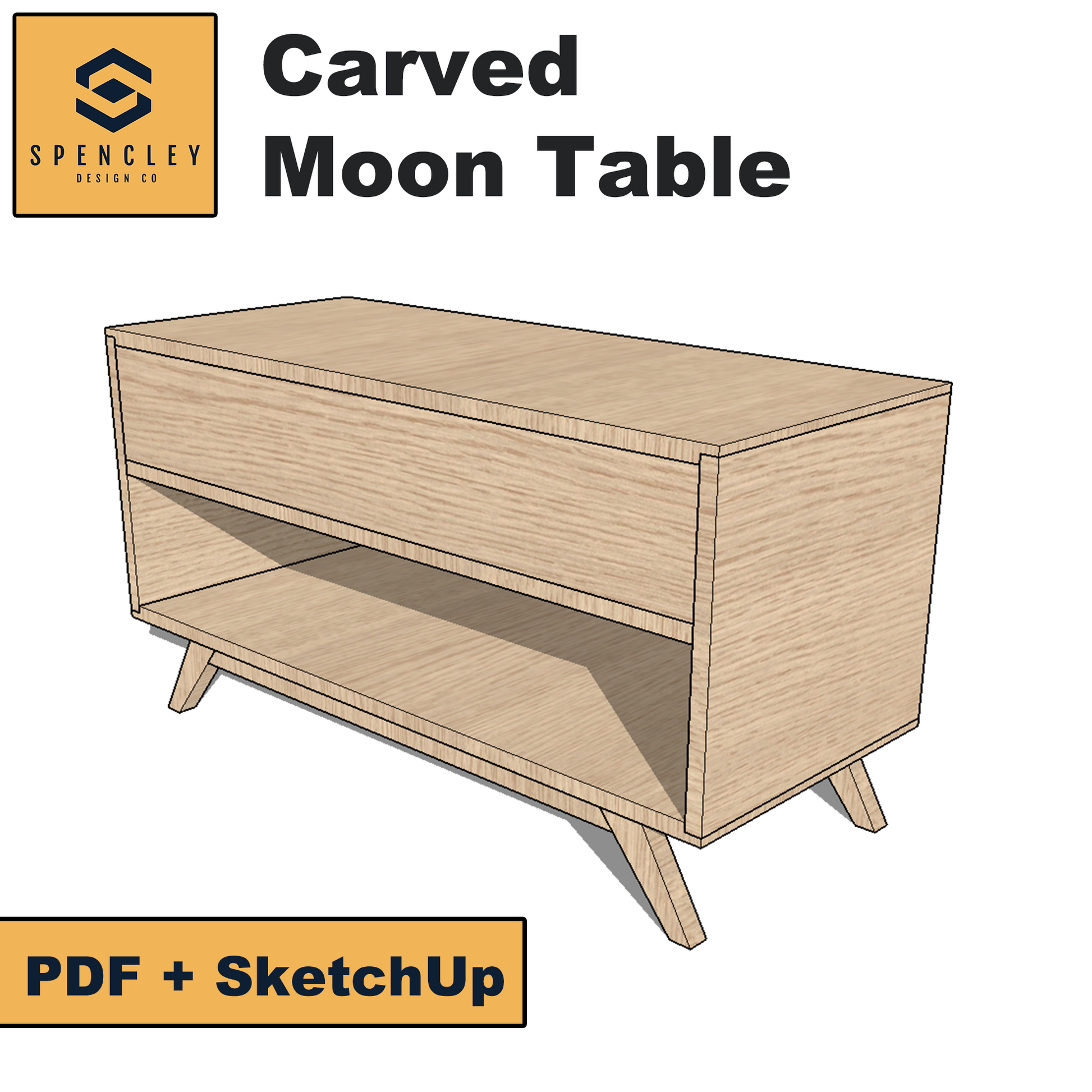 Spencley Design Co - MOON TABLE - PLANS