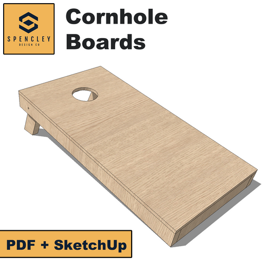 Spencley Design Co - CORNHOLE BOARDS - PLANS