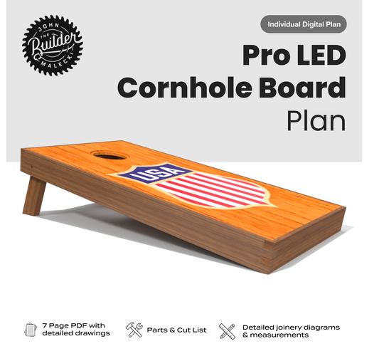 John Malecki - LED Cornhole Board Plan