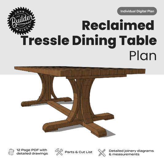 John Malecki - Reclaimed Tressle Dining Table Plan