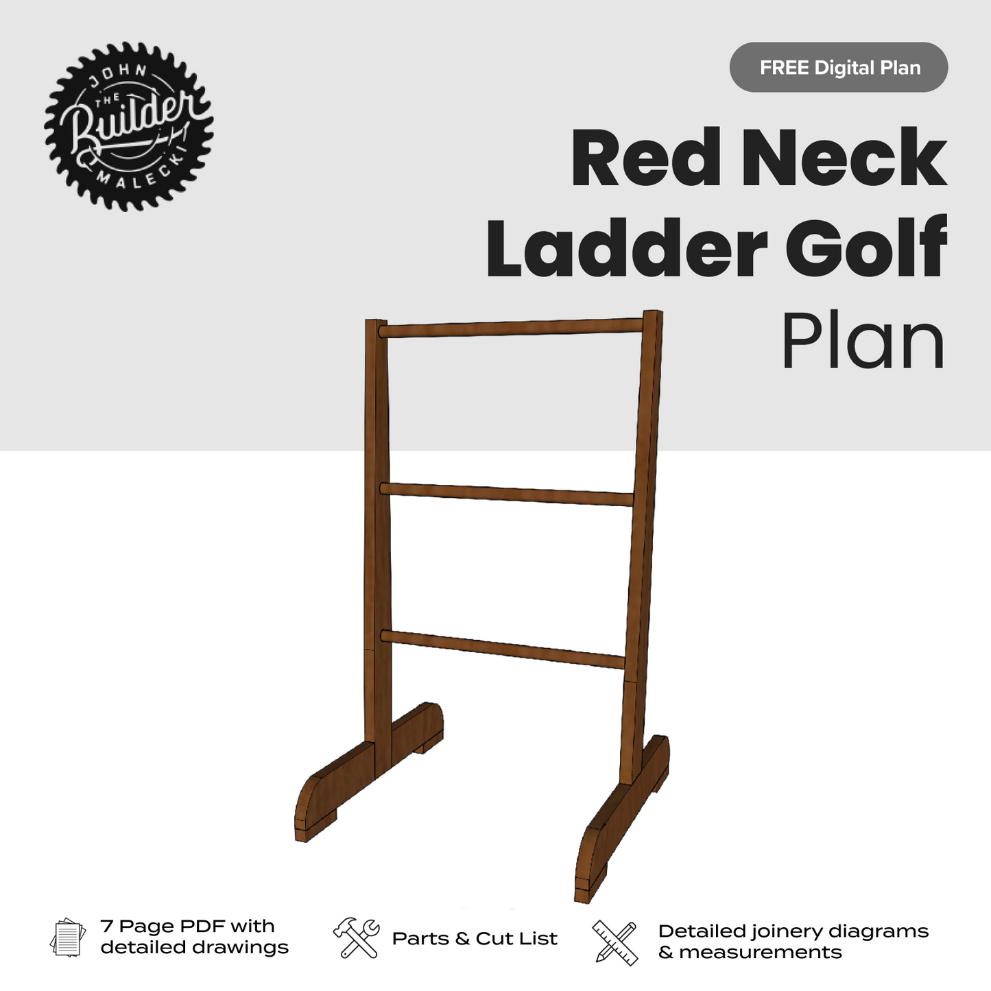 John Malecki - FREE Redneck Golf (Ladder Golf) Plan