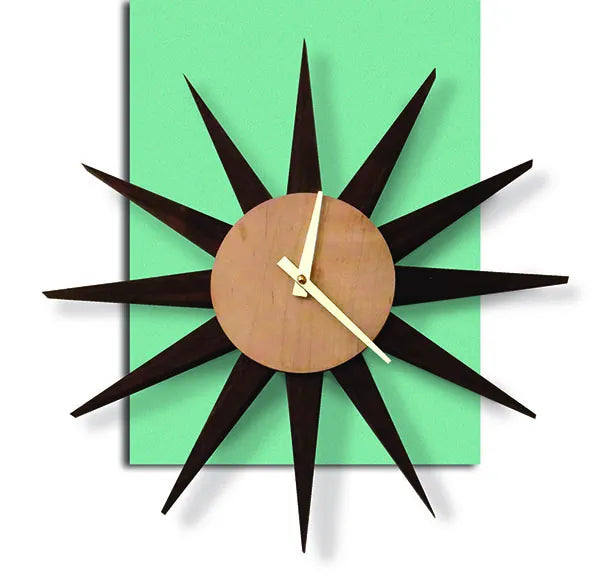 Rockler - mid-century-star-clock-plan